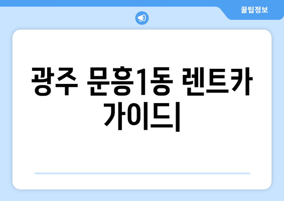 광주시 북구 문흥1동 렌트카 가격비교 | 리스 | 장기대여 | 1일비용 | 비용 | 소카 | 중고 | 신차 | 1박2일 2024후기