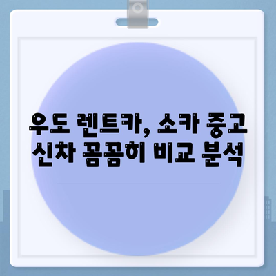 제주도 제주시 우도면 렌트카 가격비교 | 리스 | 장기대여 | 1일비용 | 비용 | 소카 | 중고 | 신차 | 1박2일 2024후기