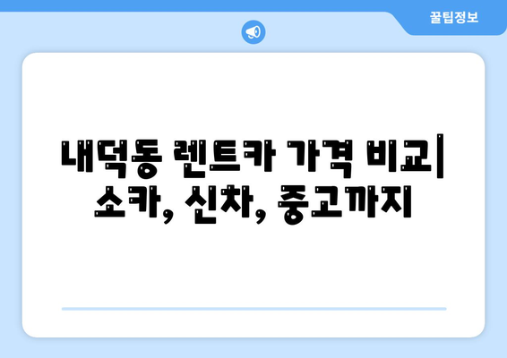 충청북도 청주시 청원구 내덕동 렌트카 가격비교 | 리스 | 장기대여 | 1일비용 | 비용 | 소카 | 중고 | 신차 | 1박2일 2024후기