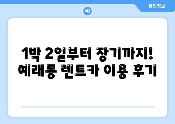 제주도 서귀포시 예래동 렌트카 가격비교 | 리스 | 장기대여 | 1일비용 | 비용 | 소카 | 중고 | 신차 | 1박2일 2024후기