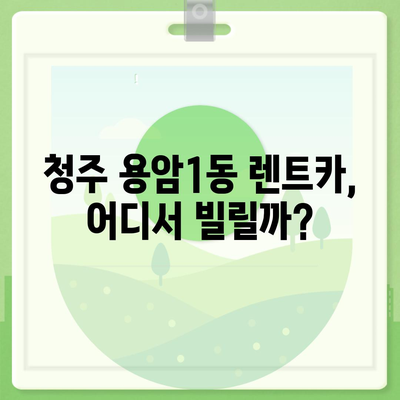 충청북도 청주시 상당구 용암1동 렌트카 가격비교 | 리스 | 장기대여 | 1일비용 | 비용 | 소카 | 중고 | 신차 | 1박2일 2024후기