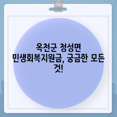 충청북도 옥천군 청성면 민생회복지원금 | 신청 | 신청방법 | 대상 | 지급일 | 사용처 | 전국민 | 이재명 | 2024