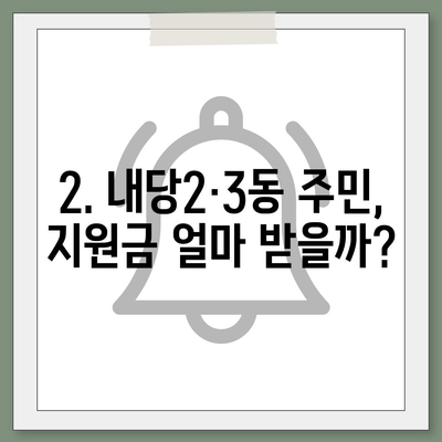 대구시 서구 내당2·3동 민생회복지원금 | 신청 | 신청방법 | 대상 | 지급일 | 사용처 | 전국민 | 이재명 | 2024