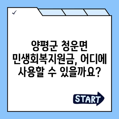 경기도 양평군 청운면 민생회복지원금 | 신청 | 신청방법 | 대상 | 지급일 | 사용처 | 전국민 | 이재명 | 2024