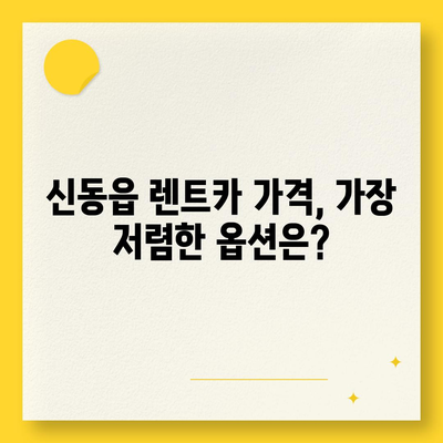 강원도 정선군 신동읍 렌트카 가격비교 | 리스 | 장기대여 | 1일비용 | 비용 | 소카 | 중고 | 신차 | 1박2일 2024후기