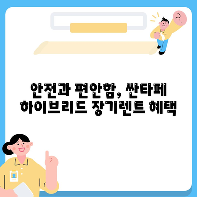 싼타페 하이브리드 장기렌트, 지금이 최적의 기회