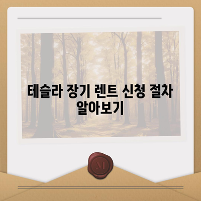 테슬라 장기 렌트 | 놀라울 정도로 저렴한 조건