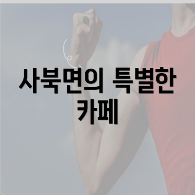 사북면의 특별한 카페