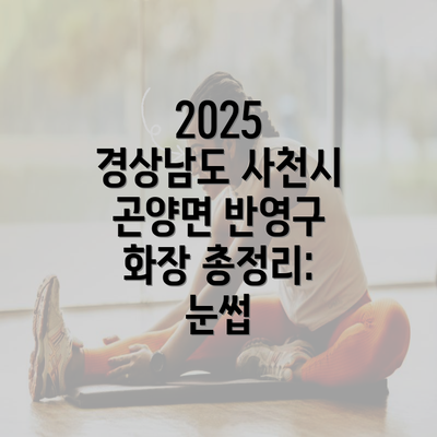 2025 경상남도 사천시 곤양면 반영구 화장 총정리: 눈썹