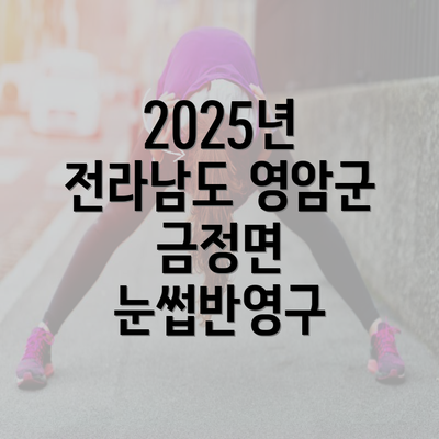 2025년 전라남도 영암군 금정면 눈썹반영구