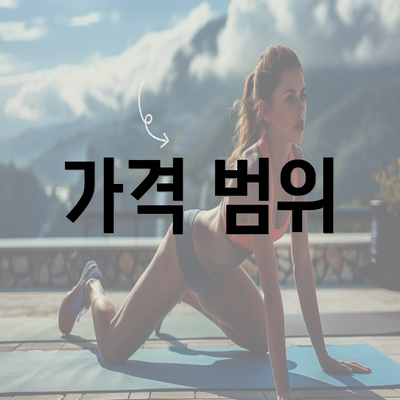 가격 범위