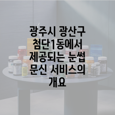 광주시 광산구 첨단1동에서 제공되는 눈썹 문신 서비스의 개요