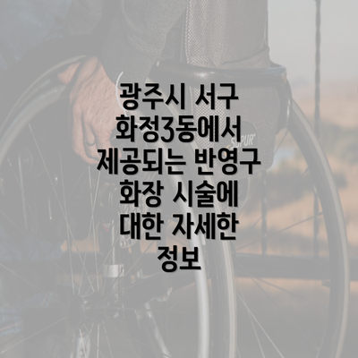 광주시 서구 화정3동에서 제공되는 반영구 화장 시술에 대한 자세한 정보