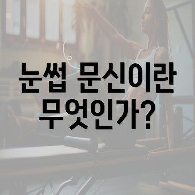 눈썹 문신이란 무엇인가?