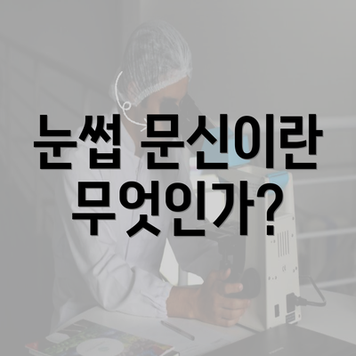 눈썹 문신이란 무엇인가?