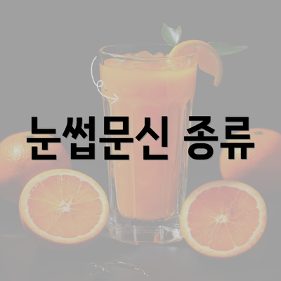 눈썹문신 종류