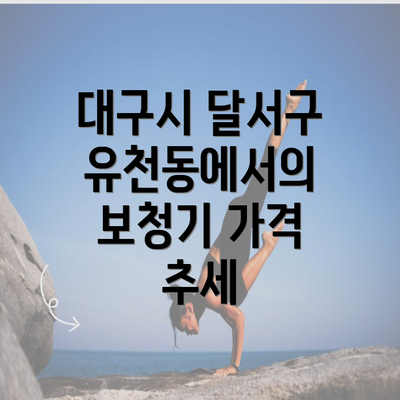 대구시 달서구 유천동에서의 보청기 가격 추세