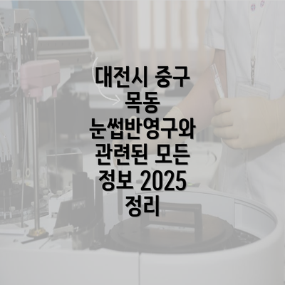 대전시 중구 목동 눈썹반영구와 관련된 모든 정보 2025 정리