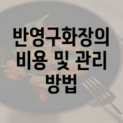 반영구화장의 비용 및 관리 방법