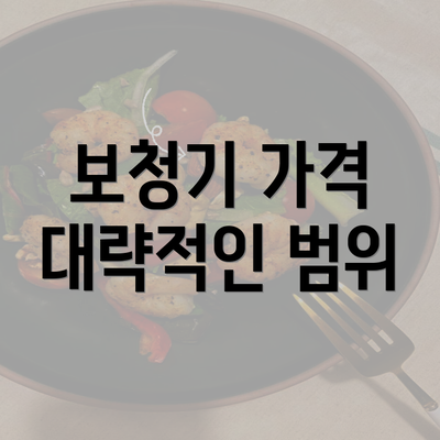 보청기 가격 대략적인 범위