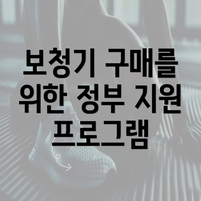 보청기 구매를 위한 정부 지원 프로그램