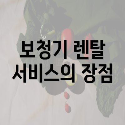 보청기 렌탈 서비스의 장점