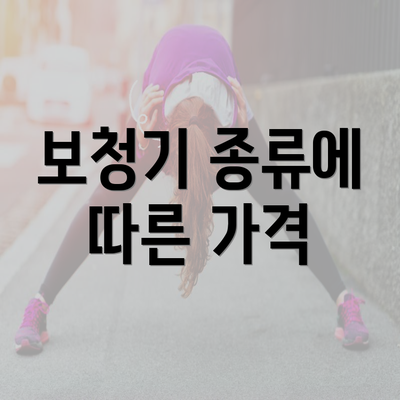 보청기 종류에 따른 가격