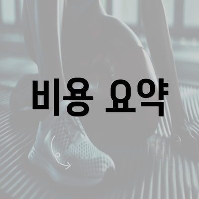 비용 요약