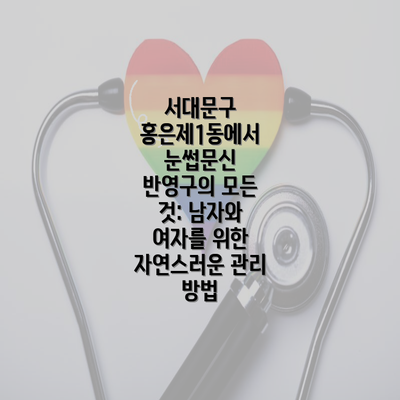 서대문구 홍은제1동에서 눈썹문신 반영구의 모든 것: 남자와 여자를 위한 자연스러운 관리 방법