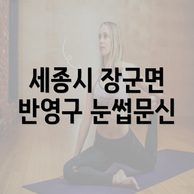 세종시 장군면 반영구 눈썹문신