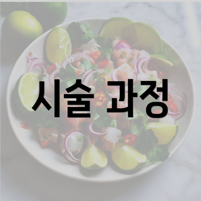 시술 과정