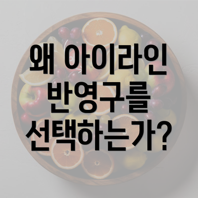 왜 아이라인 반영구를 선택하는가?