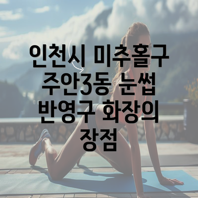 인천시 미추홀구 주안3동 눈썹 반영구 화장의 장점