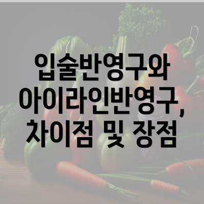 입술반영구와 아이라인반영구, 차이점 및 장점