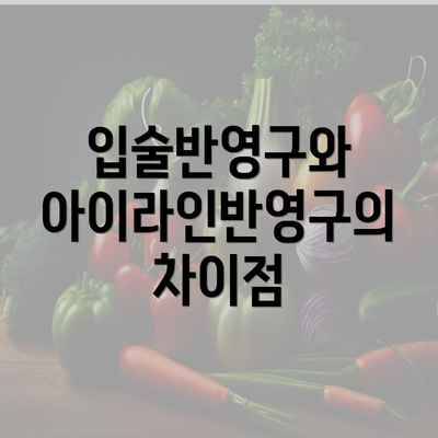 입술반영구와 아이라인반영구의 차이점