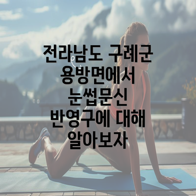 전라남도 구례군 용방면에서 눈썹문신 반영구에 대해 알아보자