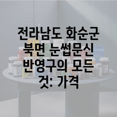 전라남도 화순군 북면 눈썹문신 반영구의 모든 것: 가격