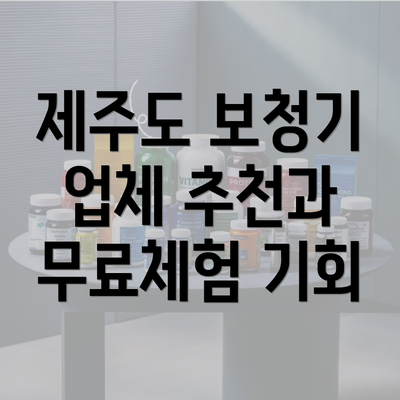 제주도 보청기 업체 추천과 무료체험 기회