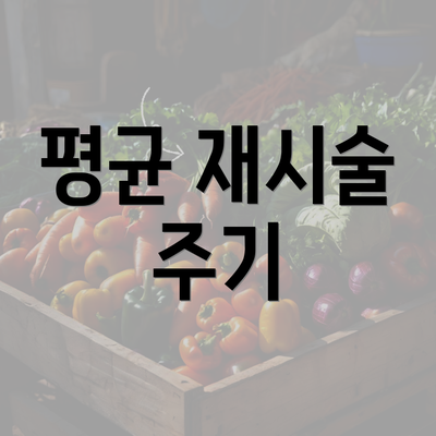 평균 재시술 주기