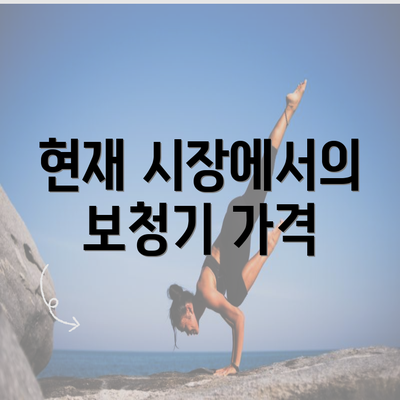 현재 시장에서의 보청기 가격