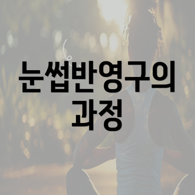 눈썹반영구의 과정