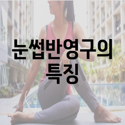 눈썹반영구의 특징