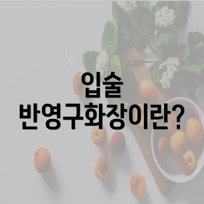 입술 반영구화장이란?