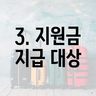 3. 지원금 지급 대상