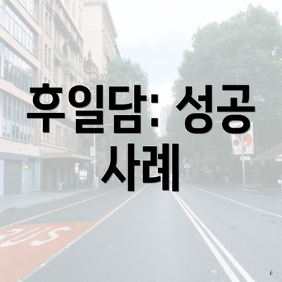 후일담: 성공 사례