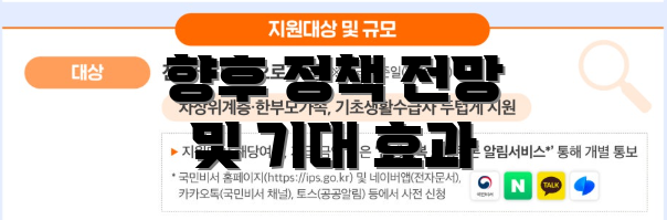 향후 정책 전망 및 기대 효과