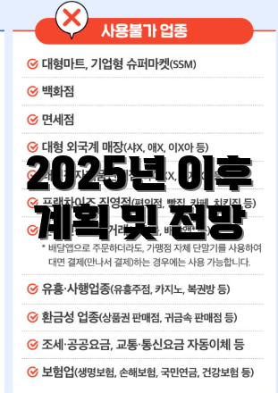 2025년 이후 계획 및 전망
