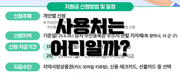 사용처는 어디일까?