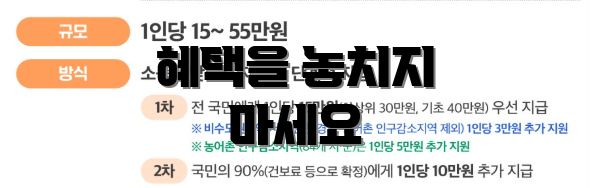 혜택을 놓치지 마세요